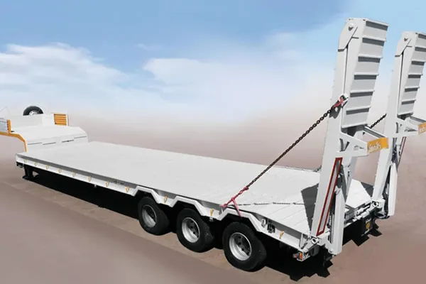 semi-remorque porte engins